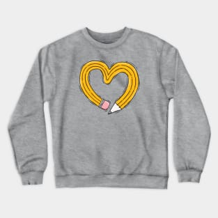 Heart Pencil Crewneck Sweatshirt